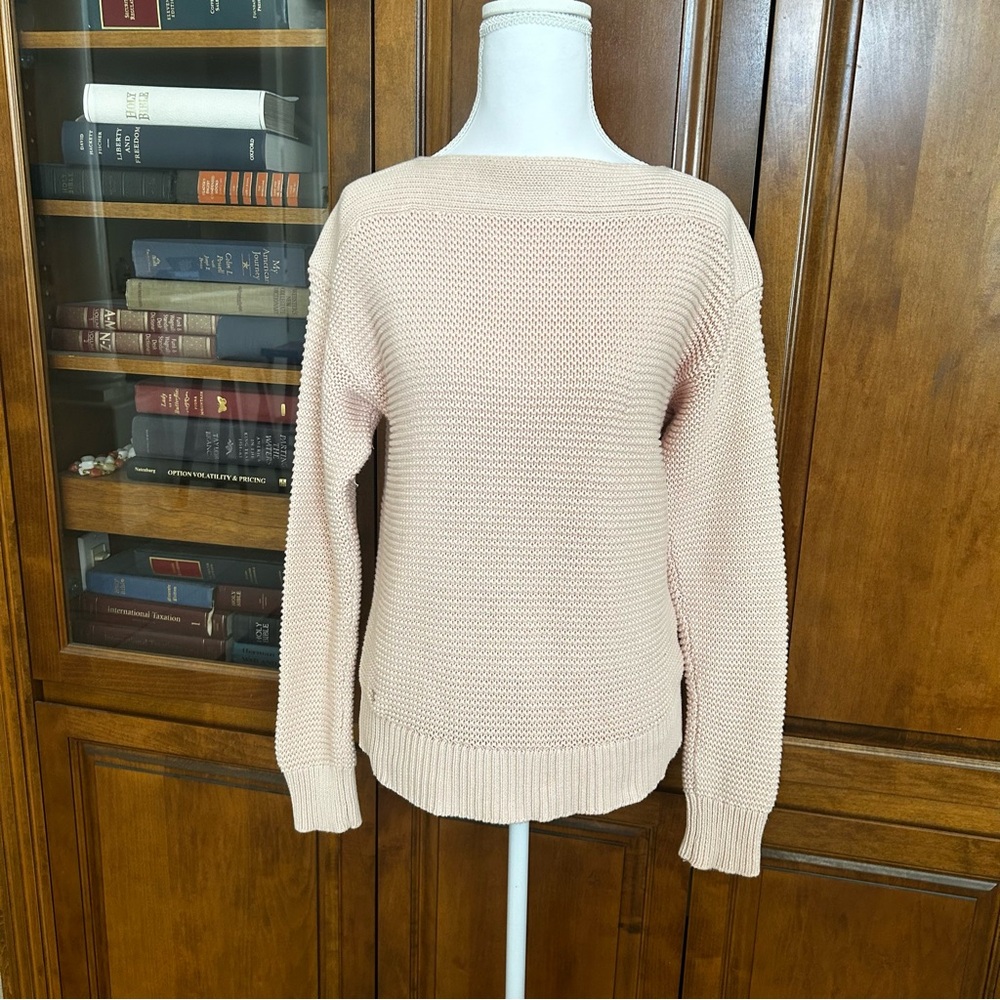 Ralph Lauren Soft Pink Crew Neck Sweater
